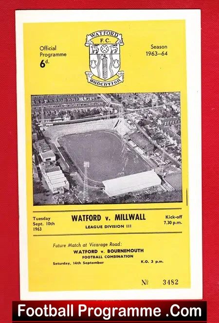 Watford v Millwall 1963 - Image 2