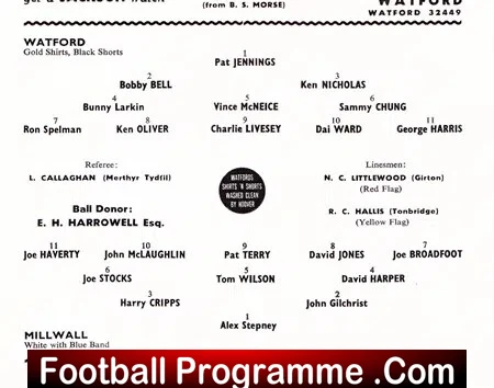 Watford v Millwall 1963 - Image 3