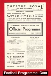 Aldershot v Exeter City 1945 – 1940s Football Programme