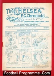 Chelsea v Southampton 1926 – 1920s Football Programme