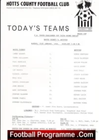 Plymouth Argyle v Newport County 1988 – FA Youth Cup