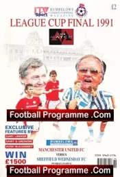 Manchester United v Sheffield Wednesday 1991 League Cup Final TV