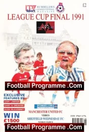 Manchester United v Sheffield Wednesday 1991 League Cup Final TV