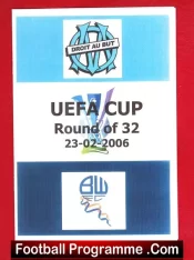 Olympique Marseille v Bolton Wanders 2006 – UEFA Cup – Pirate