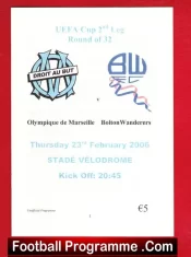 Olympic Marseille v Bolton Wanders 2006 – UEFA Cup Pirate Issue