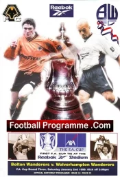 Bolton Wanderers v Wolves 1999 – FA Cup R3 Plus Ticket