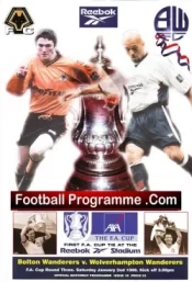 Bolton Wanderers v Wolves 1999 – FA Cup R3 Plus Ticket