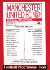 Manchester United v Bolton Wanderers 1979 – Reserve Mike Duxbury