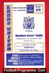 Leeds United v Blackburn Rovers 1967 – Youth Match