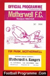 Motherwell v Glasgow Rangers 1963