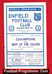 Enfield v Rest Of The League 1970 – Friendly Match