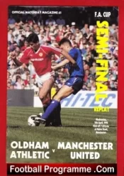 Oldham Athletic v Manchester United 1990 – FAC Semi Final Replay