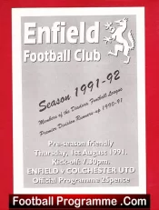 Enfield v Colchester United 1991 – Friendly Match