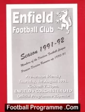 Enfield v Colchester United 1991 – Friendly Match