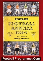 PlayFair Football Annual Handook 1948 – 1949