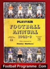 PlayFair Football Annual Handook 1948 – 1949