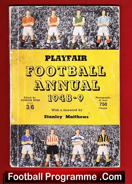 PlayFair Football Annual Handook 1948 - 1949 - Image 2