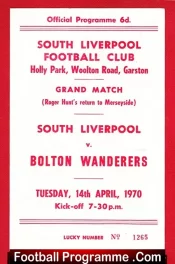 South Liverpool v Bolton Wanderers 1970 – Roger Hunt Returns