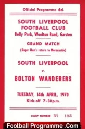 South Liverpool v Bolton Wanderers 1970 – Roger Hunt Returns
