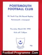 Portsmouth v Liverpool 1990 – FA Youth Cup