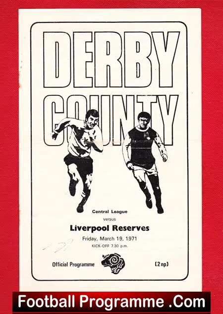 Derby County v Liverpool 1971 - Reserves Match - Image 2