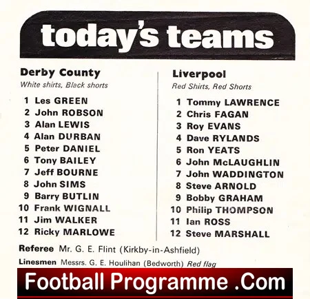 Derby County v Liverpool 1971 - Reserves Match - Image 3