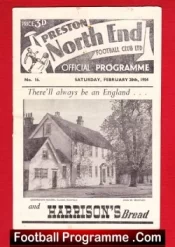 Preston North End v Ipswich Town 1954