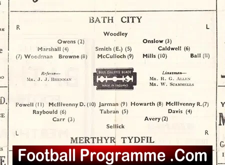 Bath City v Merthyr Tydfil 1948 - Image 3