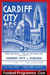 Cardiff City v Chelsea 1955