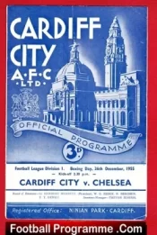 Cardiff City v Chelsea 1955