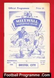 Millwall v Bristol City 1952