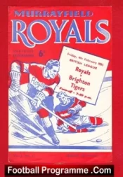 Murrayfield Royals Ice Hockey v Brighton Tigers 1955 – Scotland