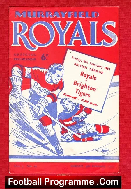 Murrayfield Royals Ice Hockey v Brighton Tigers 1955 - Scotland - Image 2