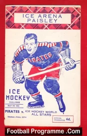 Paisley Ice Hockey v World All Stars 1956 – Scotland