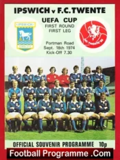 Ipswich Town v FC Twente 1974 – UEFA Cup Portman Road