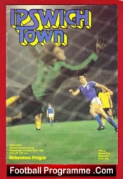 Ipswich Town v Bohemians Prague 1980 – UEFA Cup