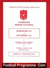 Burscough v Southport 1993 – Liverpool Senior Cup Final