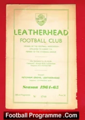 Leatherhead v Walton Hersham 1964