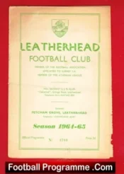 Leatherhead v Walton Hersham 1964
