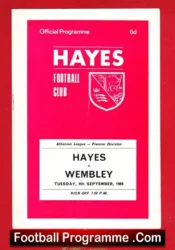 Hayes v Wembley 1969