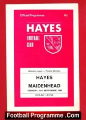 Hayes v Maidenhead United 1969