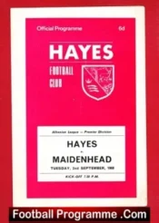 Hayes v Maidenhead United 1969