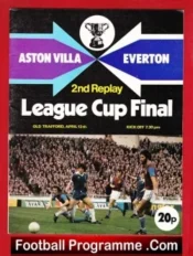 Aston Villa v Everton 1977 – Football League Cup Final Replay