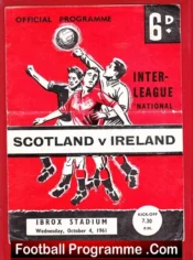 Scotland v Ireland 1961 – at Ibrox Glasgow