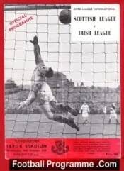 Scottish League v Irish League 1959 – at Ibrox Glasgow