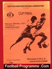 Morriston YMCA v Links United 1977 – Scottish Amateur Cup Final