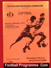 Morriston YMCA v Links United 1977 – Scottish Amateur Cup Final
