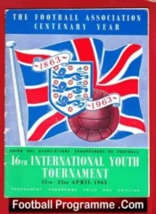 FA International Youth Tournament 1963 – Plus the Ticket