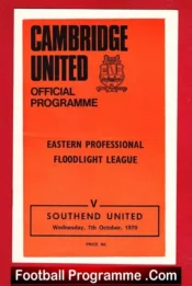 Cambridge United v Southend United 1970