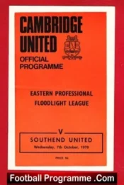 Cambridge United v Southend United 1970